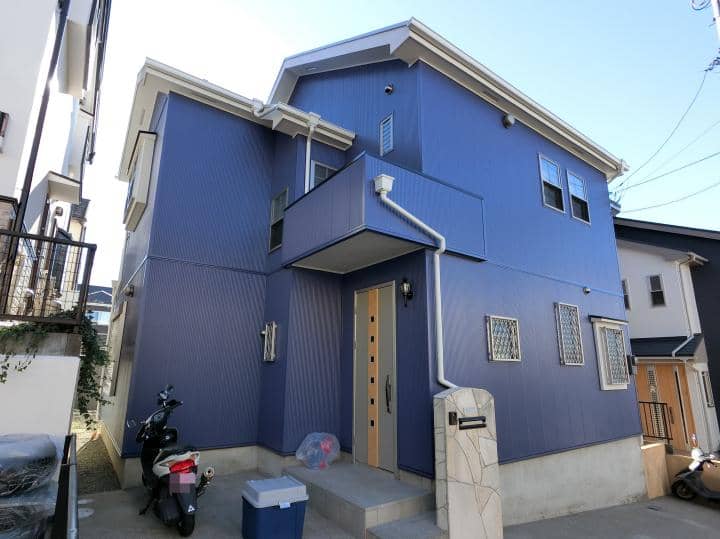 町田市高ヶ坂 M様邸 外壁ガルバ貼り屋根塗装工事 事例