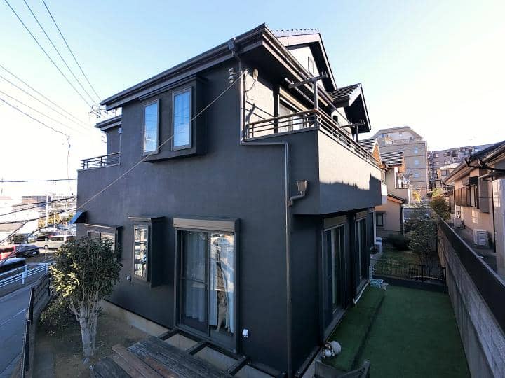 多摩市連光寺 K様邸 外壁塗装工事 事例