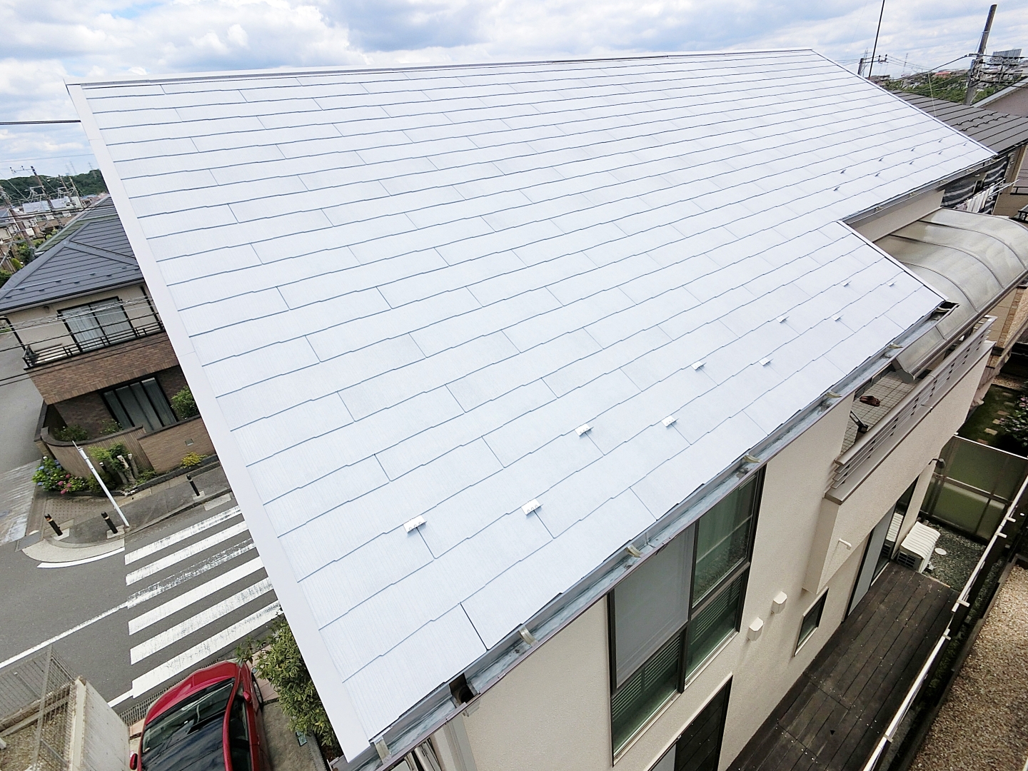 川崎市宮前区宮崎 N様邸 外壁塗装・屋根葺き替え工事　事例