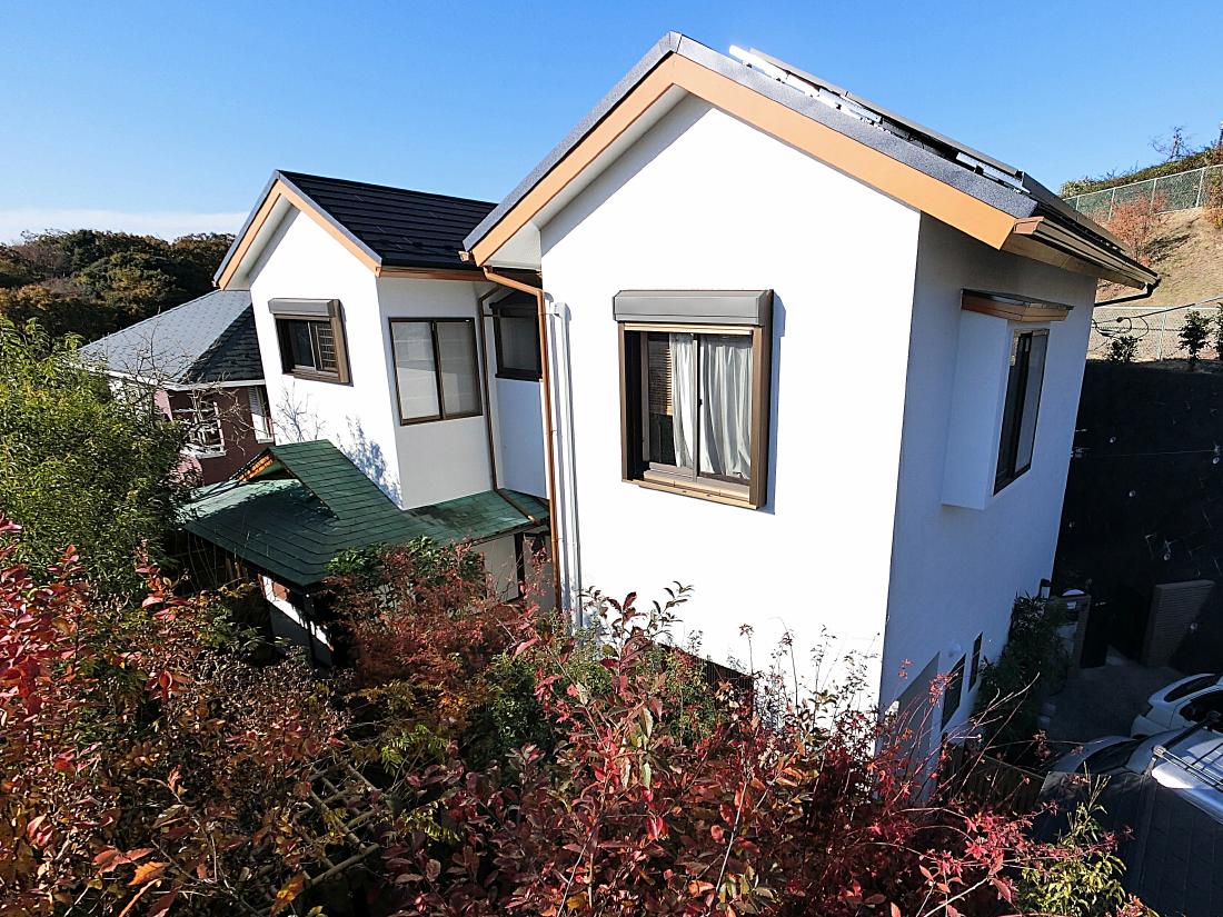 町田市図師町 S様邸 外壁塗装・ガルバ屋根葺き替え工事　事例