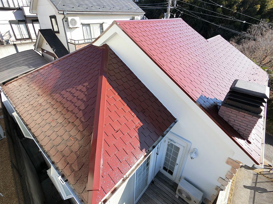 町田市大蔵町 I様邸 リピート 外壁・屋根塗装工事　事例