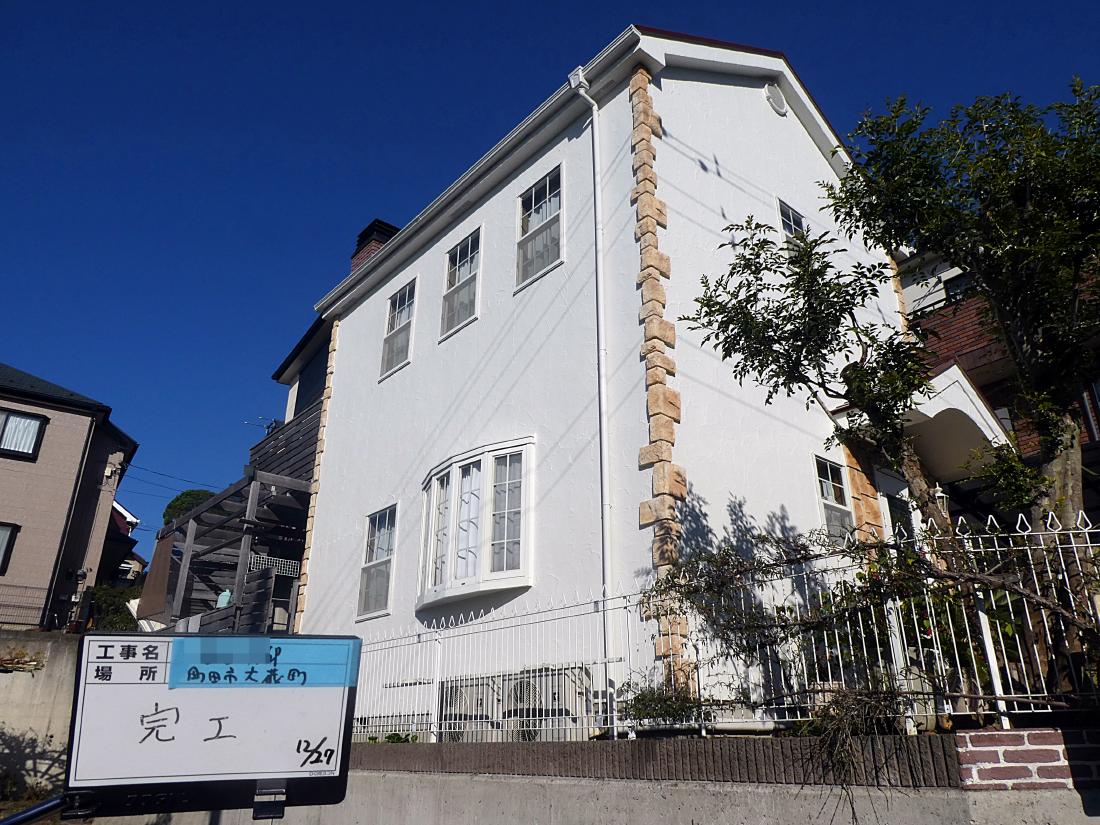 町田市大蔵町 I様邸 リピート 外壁・屋根塗装工事　事例