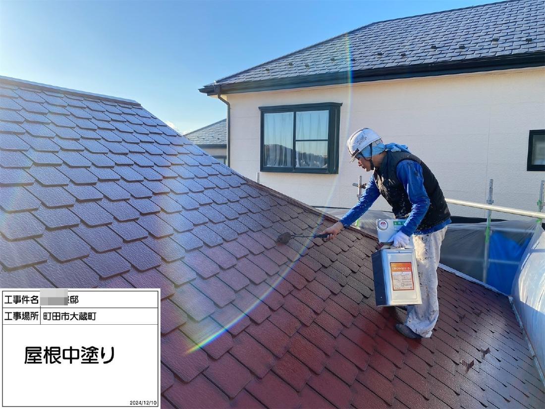 町田市大蔵町 I様邸 リピート 外壁・屋根塗装工事　事例