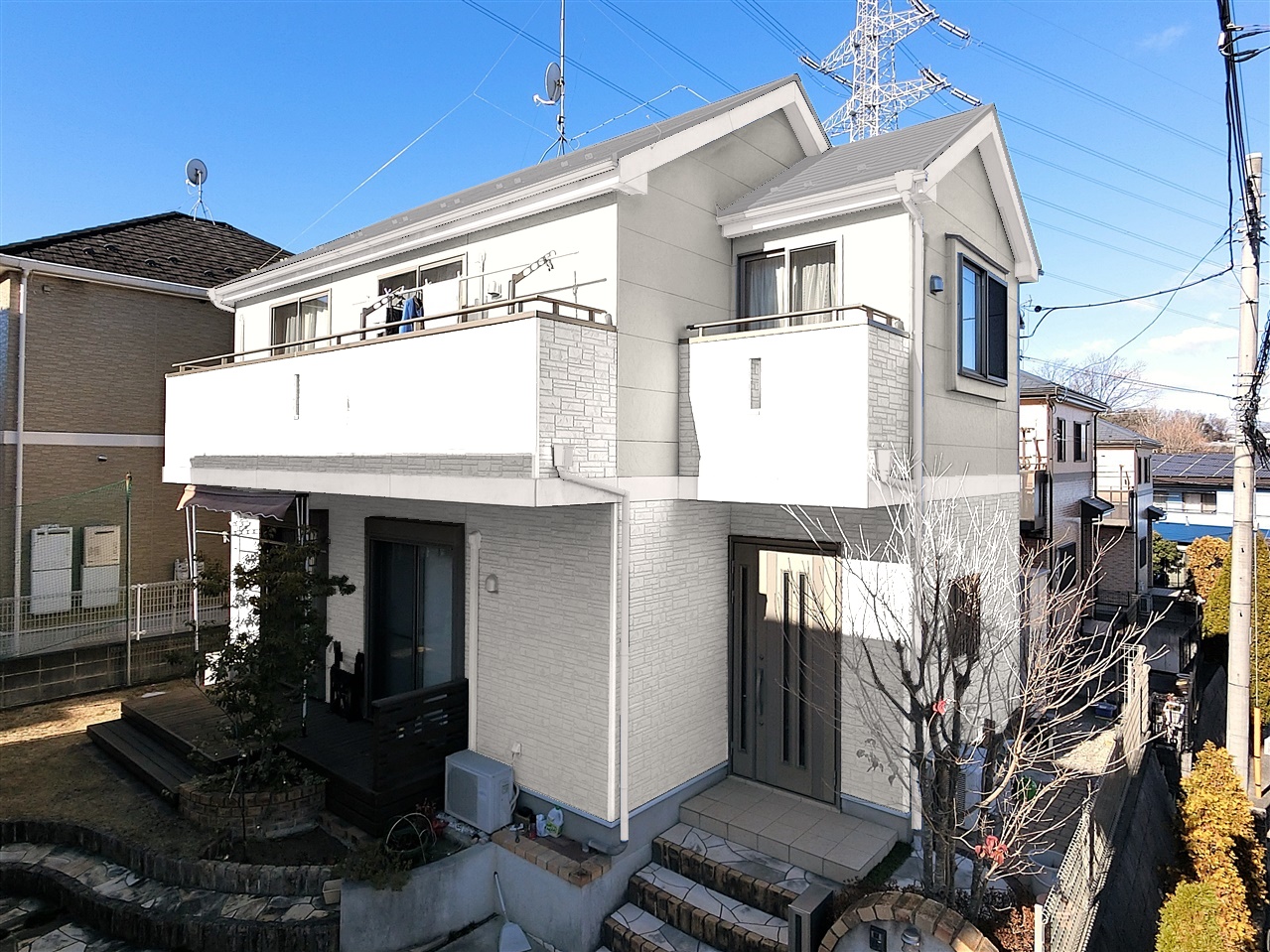 町田市野津田町 K様邸 外壁塗装・屋根葺き替え工事　事例