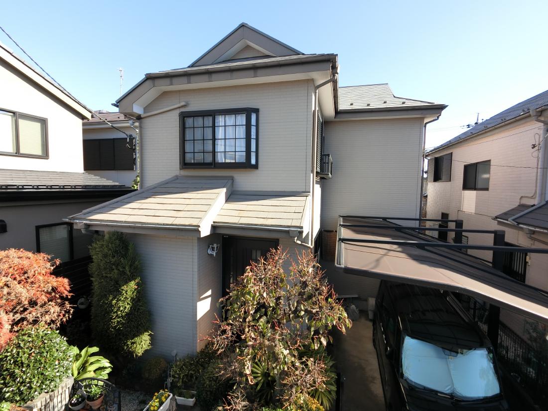 町田市鶴間  M様邸 外壁・屋根塗装工事　事例