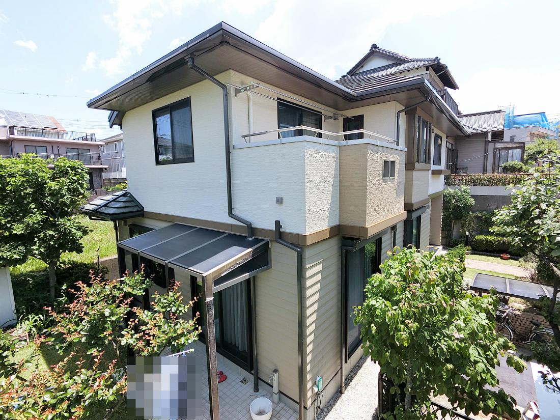 町田市野津田町  M様邸 外壁塗装工事　事例