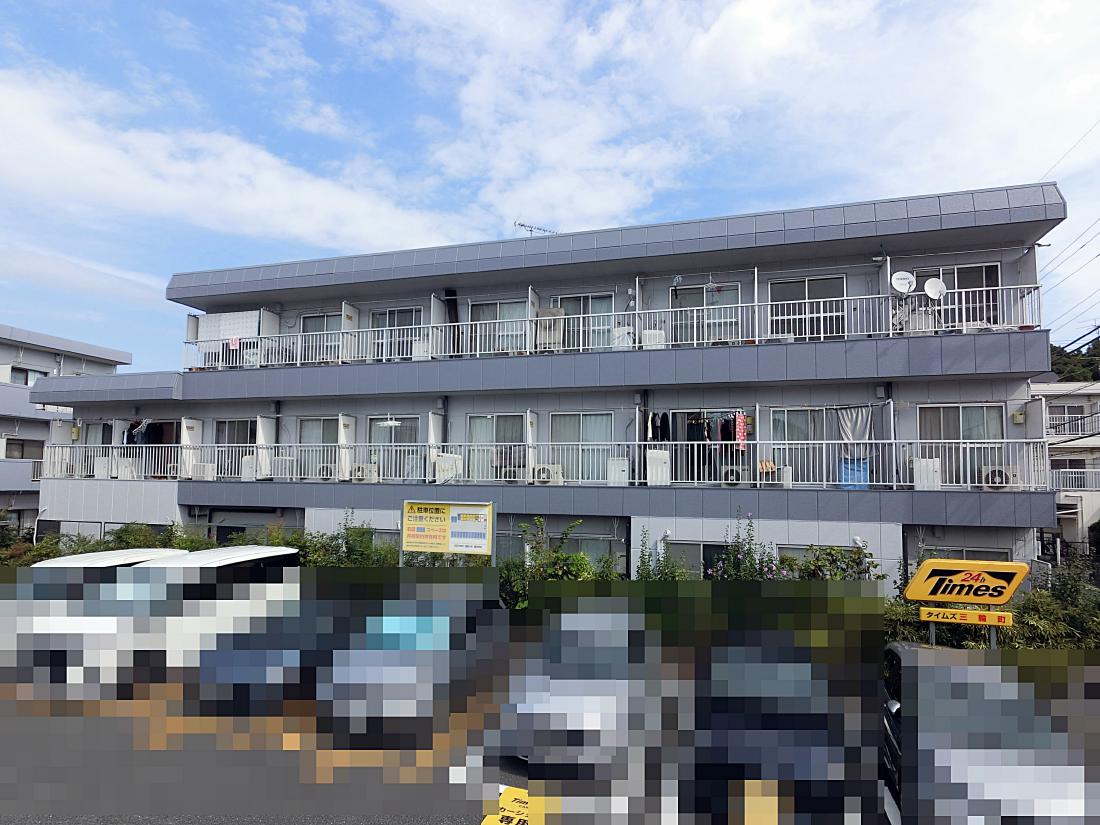 町田市三輪町 ３階建てアパート 外壁・屋根塗装工事　事例