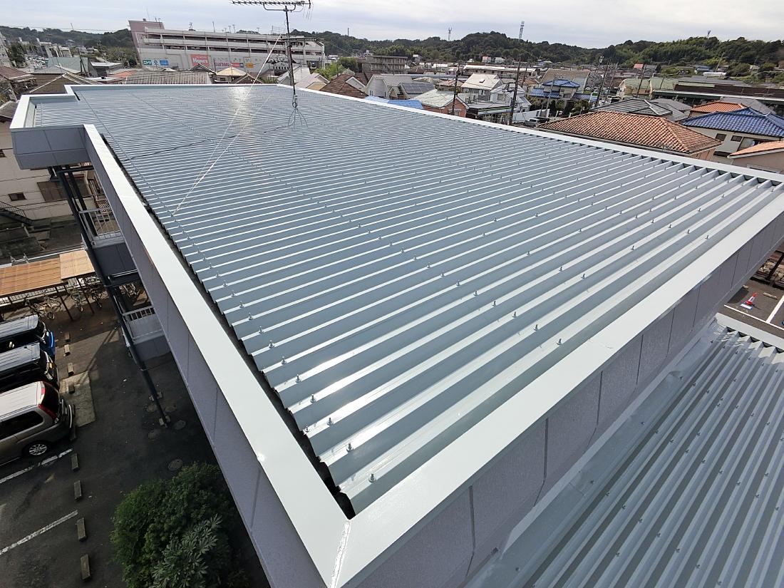 町田市三輪町 ３階建てアパート 外壁・屋根塗装工事　事例