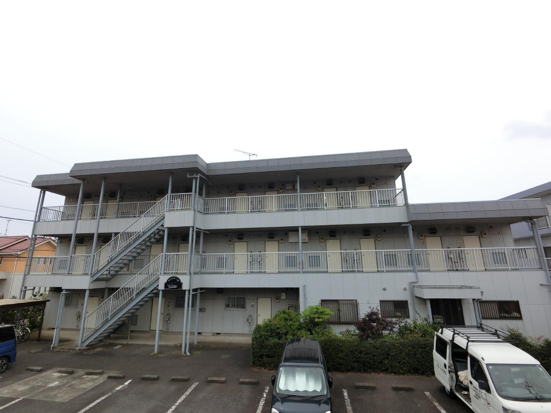 町田市三輪町 ３階建てアパート 外壁・屋根塗装工事　事例