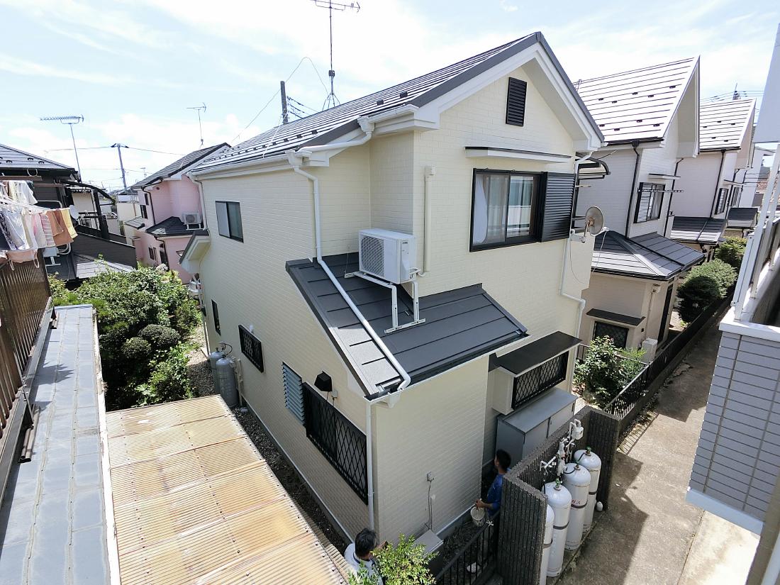 相模原市中央区 S様邸 外壁塗装・屋根カバー工法工事　事例
