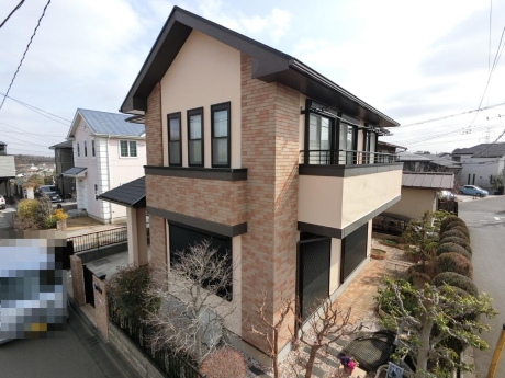 町田市つくし野 A様邸 外壁塗装・屋根葺き替え工事　事例
